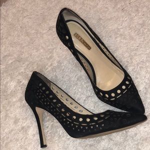BCBG 6.5 Black Heels